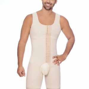 MALE FULL BODY MID THIGH FAJAS WITH HOOK CLOSURE