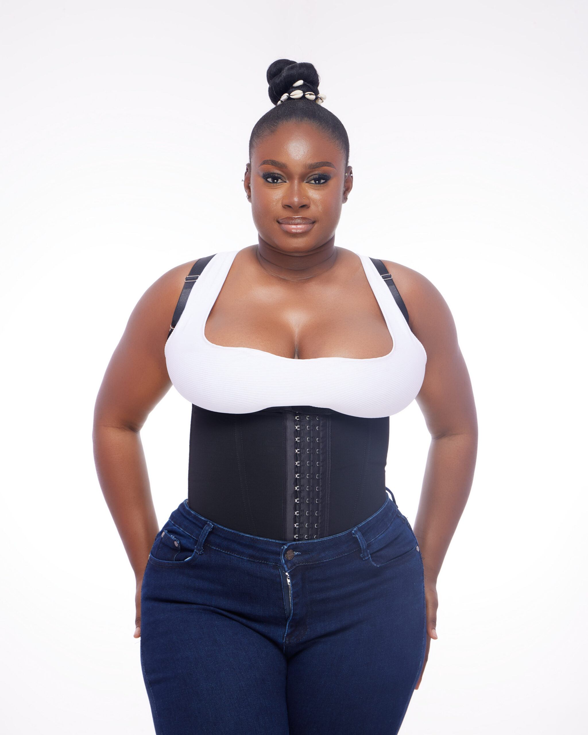 FEMALE COMPRESSION VEST WITH HOOK